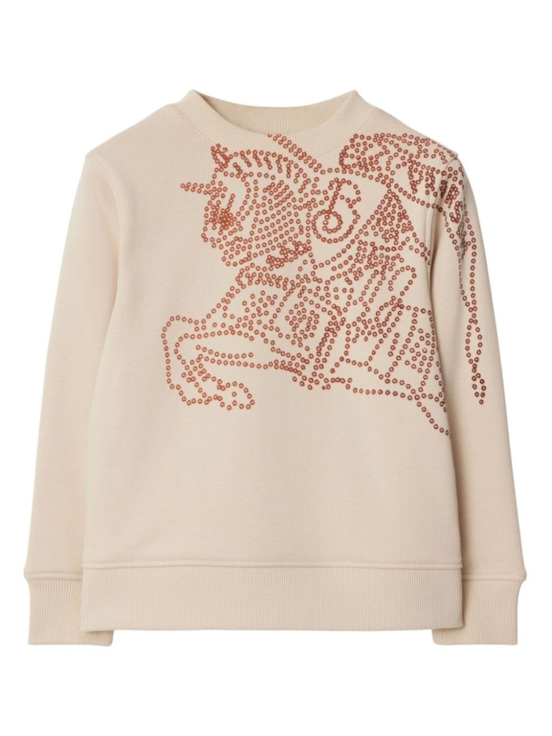 

Burberry Kids толстовка с круглым вырезом и логотипом, нейтральный цвет