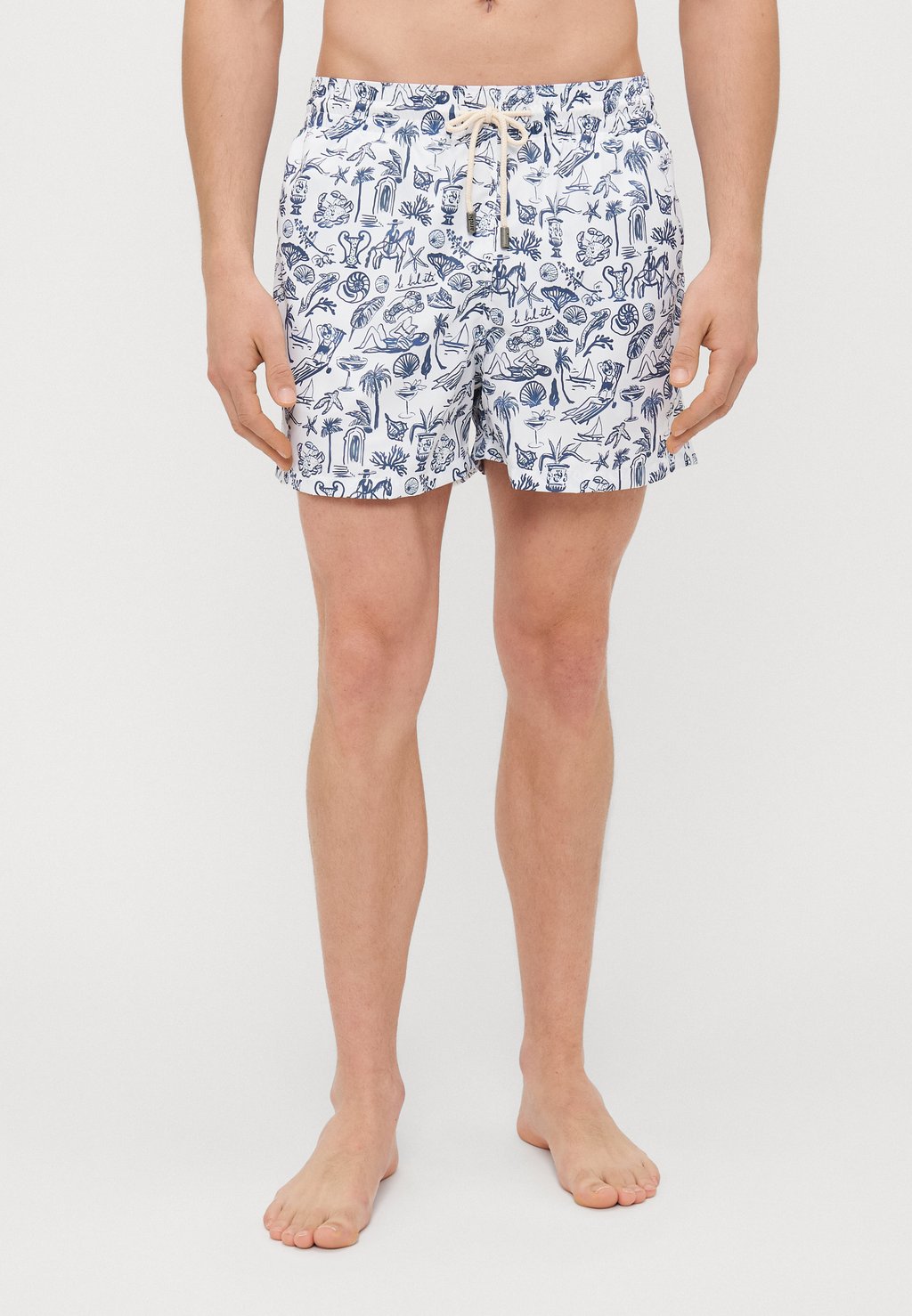 

Пляжные шорты CLASSIC SWIM LE BEL ETE X EDITH CARRON arrels Barcelona, белый