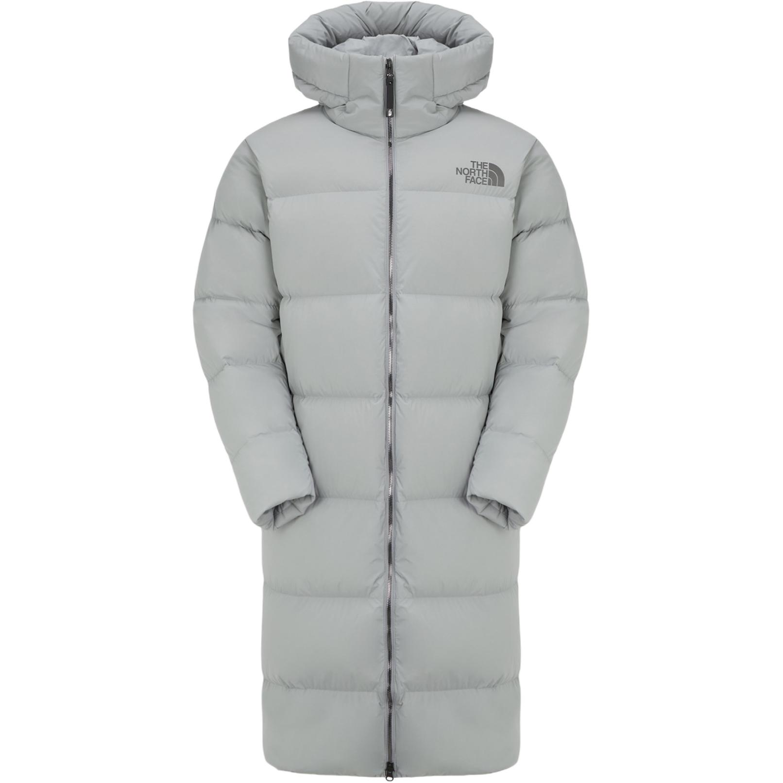 

Пуховик унисекс серый THE NORTH FACE