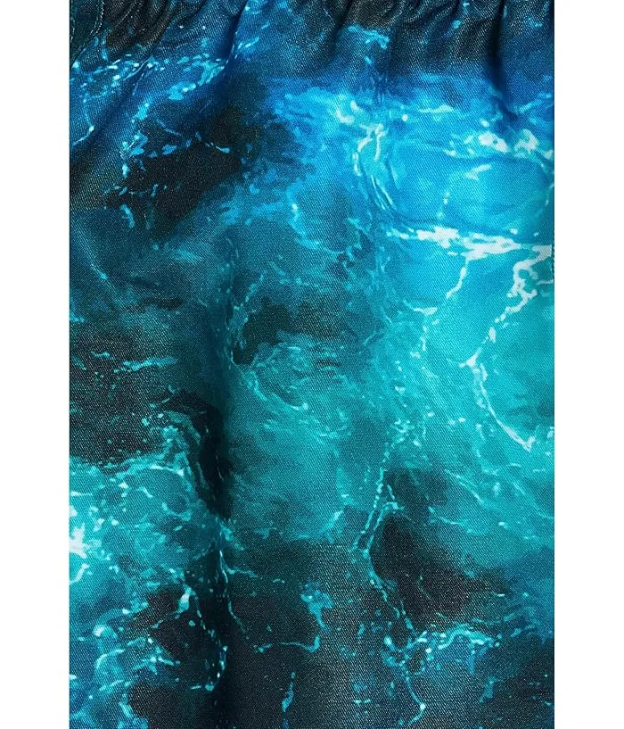 Плавки Waves Swim Trunks Deux par Deux, Blue Waves Print — фото 3