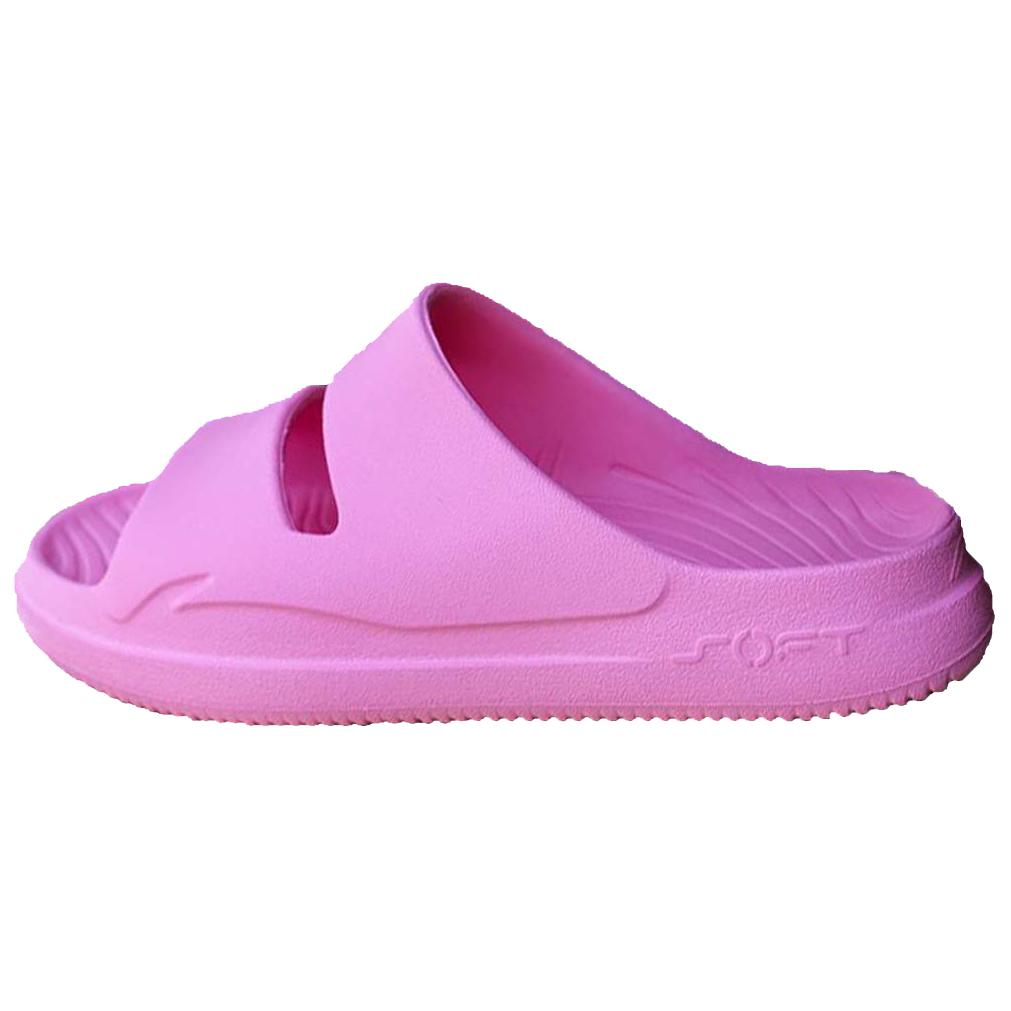 LiNing Мягкие противоскользящие шлепанцы Unisex Fairy Trail Pink, Fairy Cloud Pink — фото 2