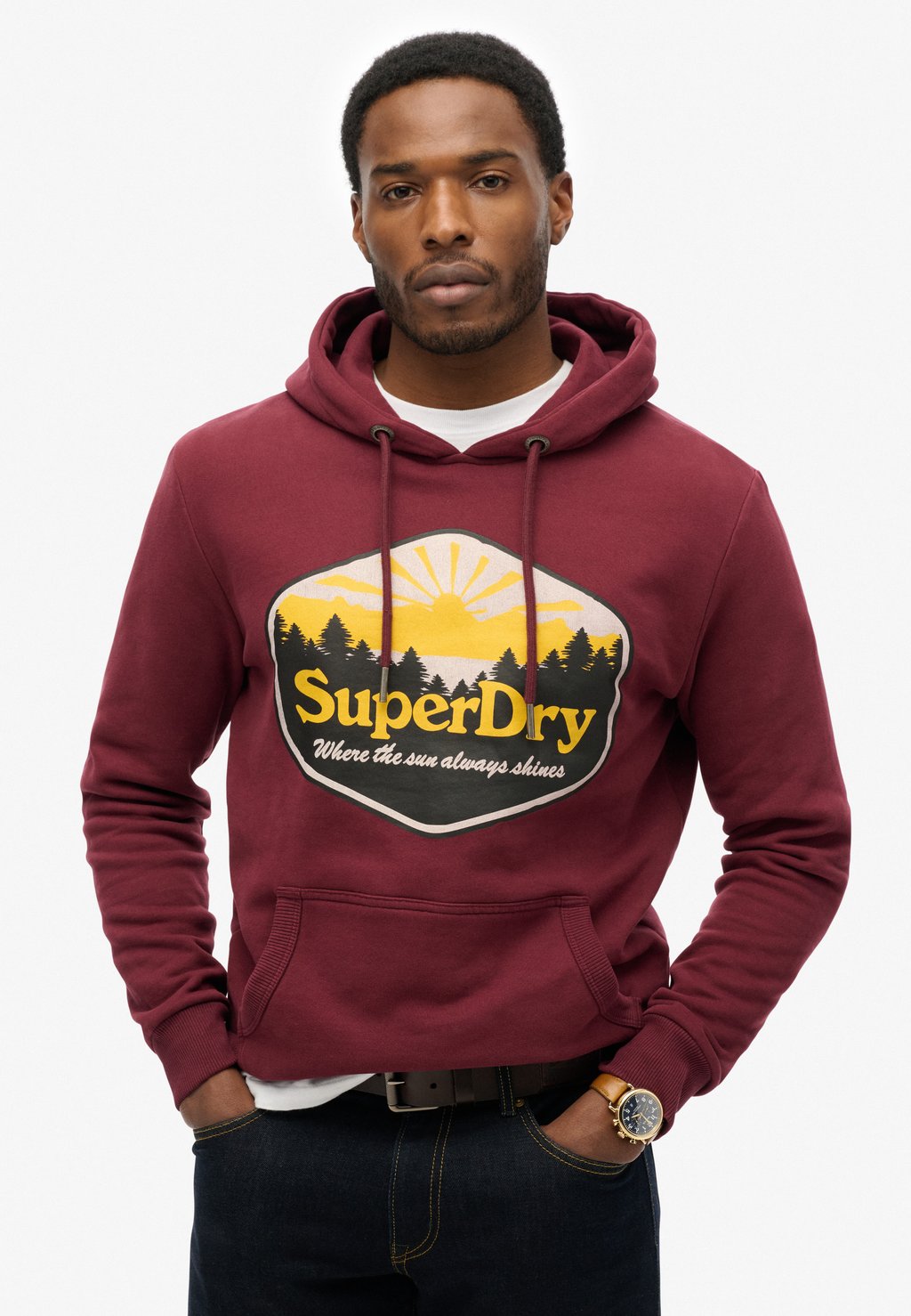 

Толстовка SUN TAB Superdry, фиолетовый