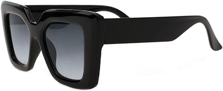 

Женские и мужские модные солнцезащитные очки в оправе для отдыха, вождения, с защитой от УФ-излучения UV400, велосипедные аксессуары KTUCN, Black and Gray