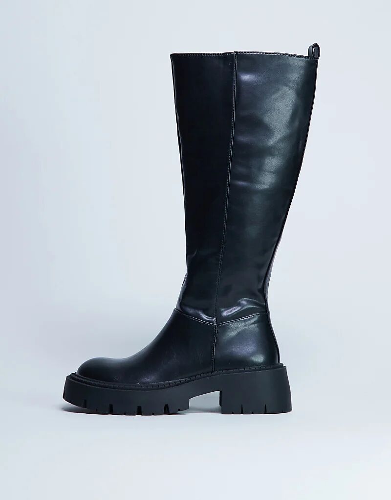 Высокие сапоги Topshop Riya черного цвета