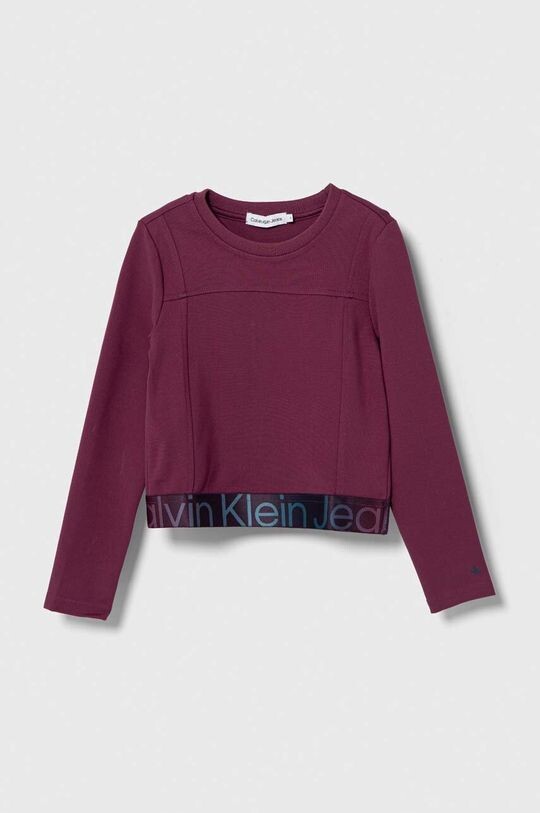 

Детские джинсы с длинным рукавом Calvin Klein Jeans, фиолетовый