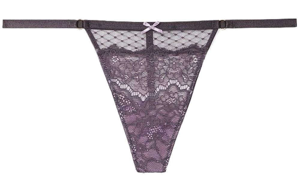 

VICTORIA'S SECRET Женские Трусы 1 Упаковка Фиолетово-Серый