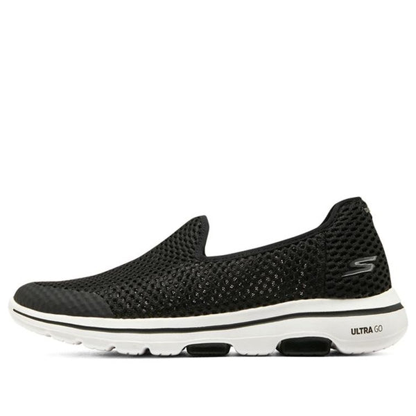 

Кроссовки go walk shoes 'black white' Skechers, черный