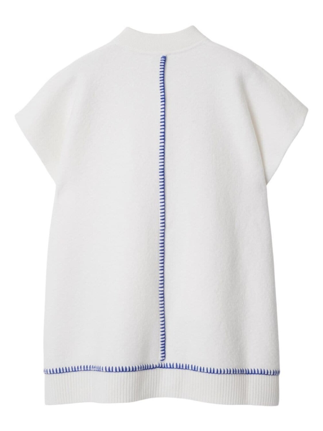 Burberry Kids куртка с короткими рукавами и нашивкой-логотипом, белый — фото 2