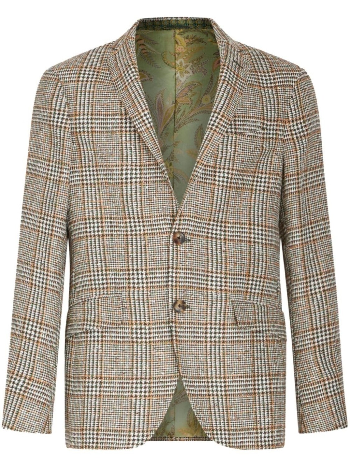

ETRO пиджак в ломаную клетку, коричневый