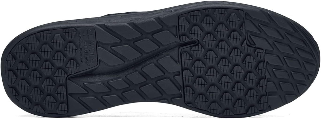 Мужские кроссовки с противоскользящей подошвой Shoes For Crews - Удобные, нескользящие обувь - Идеально подходят для сферы общественного питания, здравоохранения и гостиничного бизнеса - EVERLIGHT, черный — фото 4