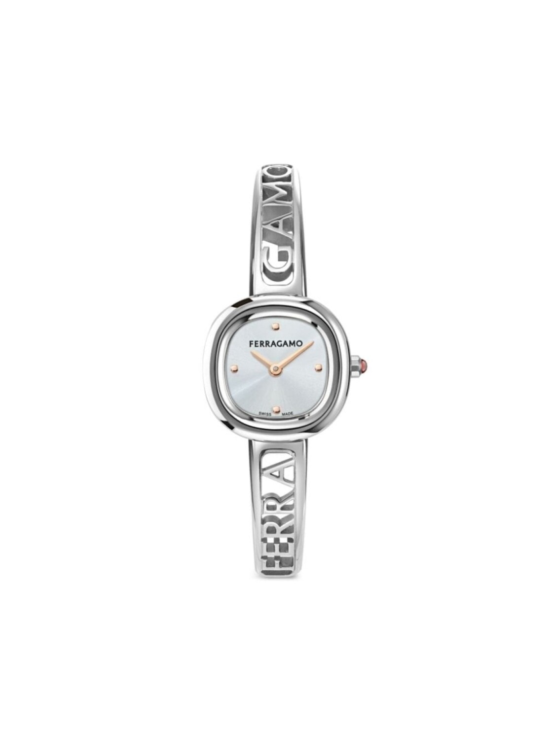 

Наручные часы Ronda Quartz 23 мм Ferragamo, серебряный