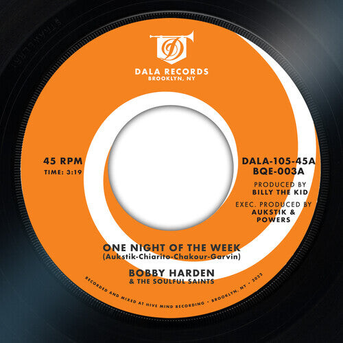 

Сингл 7" Harden, Bobby & the Soulful Saints: One Night Of The Week B/w Raise Your Mind