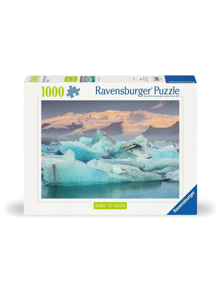 

Пазл Ravensburger из 1000 деталей Остров Йокульсарлон в цвете