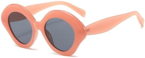 

Модные солнцезащитные очки «кошачий глаз» неправильной формы для женщин, ретро-очки с градиентным переходом для мужчин. Трендовые солнцезащитные очки MTZJH, Jelly Pink Gray