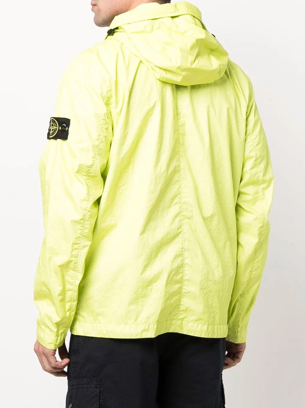 Ветровка с капюшоном и нашивкой Compass Stone Island — фото 4