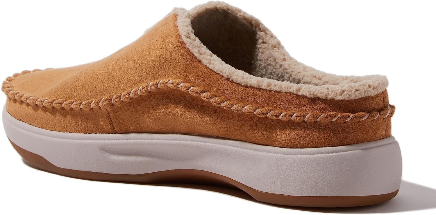 Мужские сабо Dearfoams Elm All Day Comfort с водоотталкивающей защитой, Whiskey — фото 4