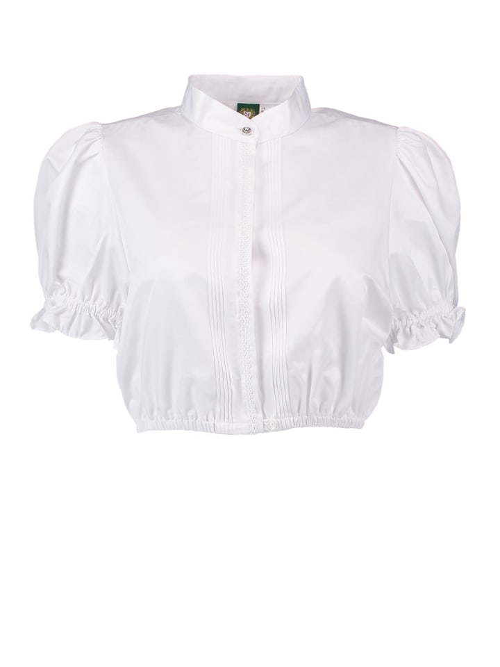 

Традиционная блузка Золаро белого цвета OS-Trachten