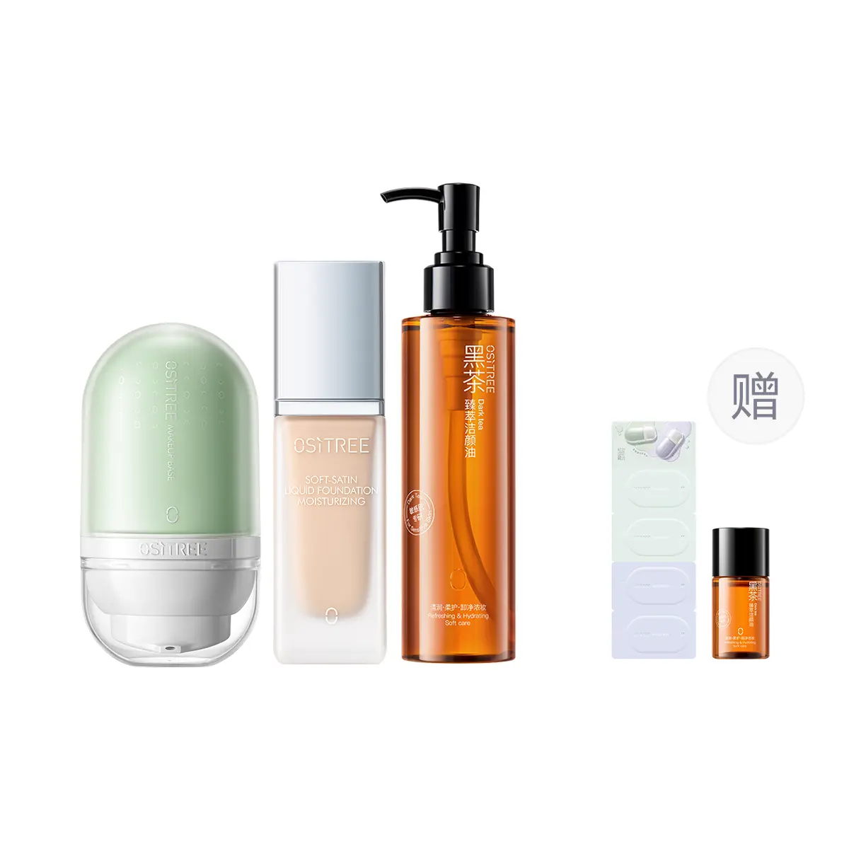 

Праймер тональная основа сцепляющий увлажняющий 28g/32g/185ml Ositree