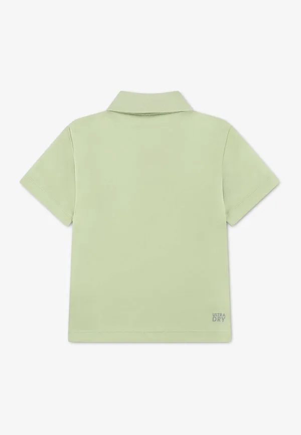 Спортивная поло-рубашка унисекс с силиконовым рисунком под крокодила Lacoste, Bouleau — фото 2