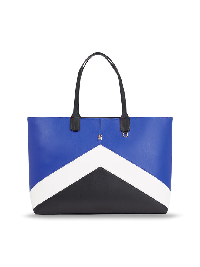 

Сумка шоппер Iconic Tommy Tote Chevron Tommy Hilfiger, синий