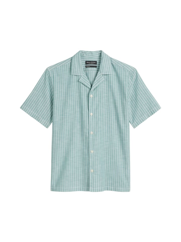 

Marc O'Polo Рубашка с коротким рукавом, стандартный размер, средне-зеленого цвета