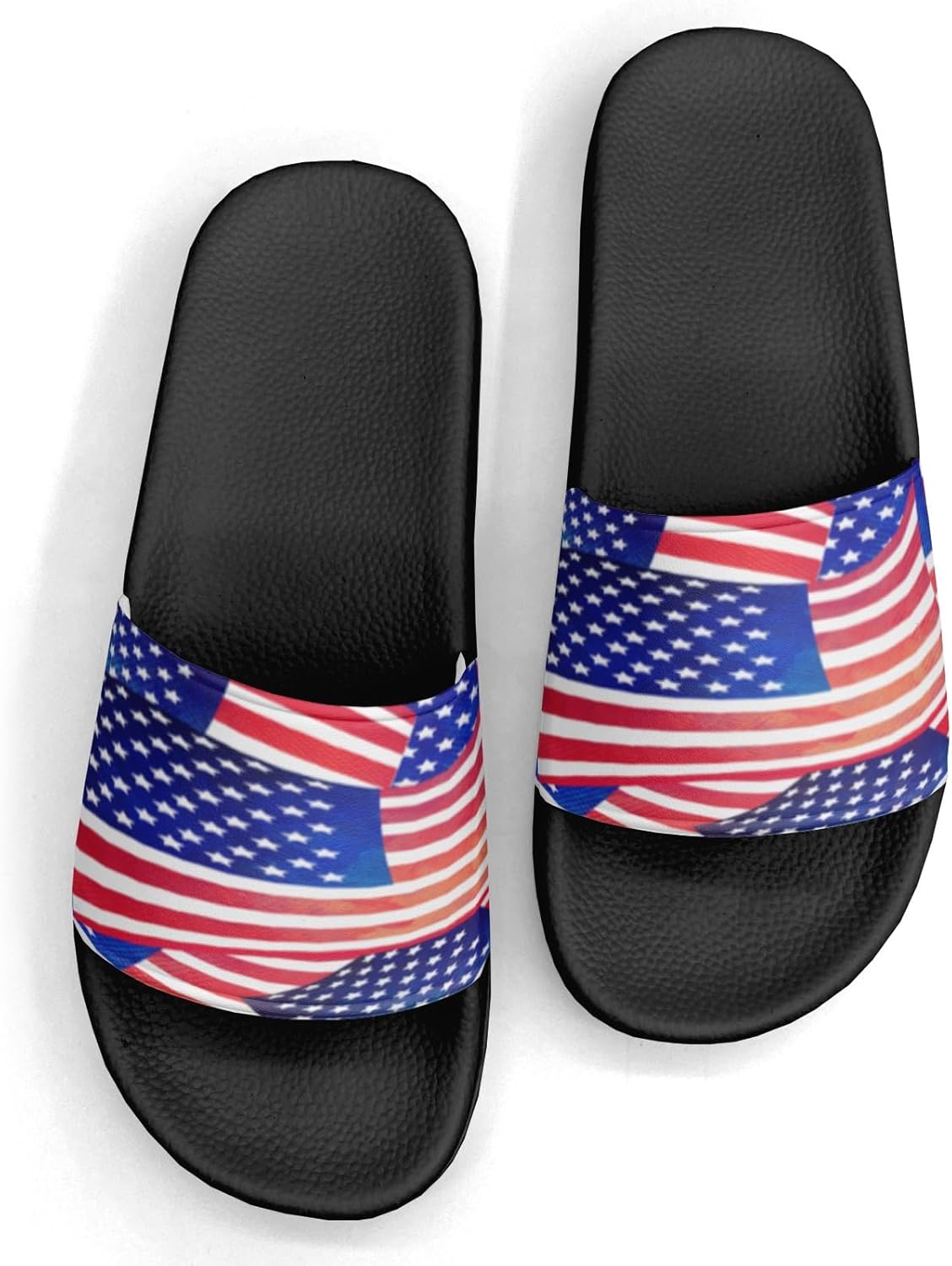 

Шлепанцы с дизайном американского флага для женщин и мужчин Generic, Happy Flag Day American Custom 3