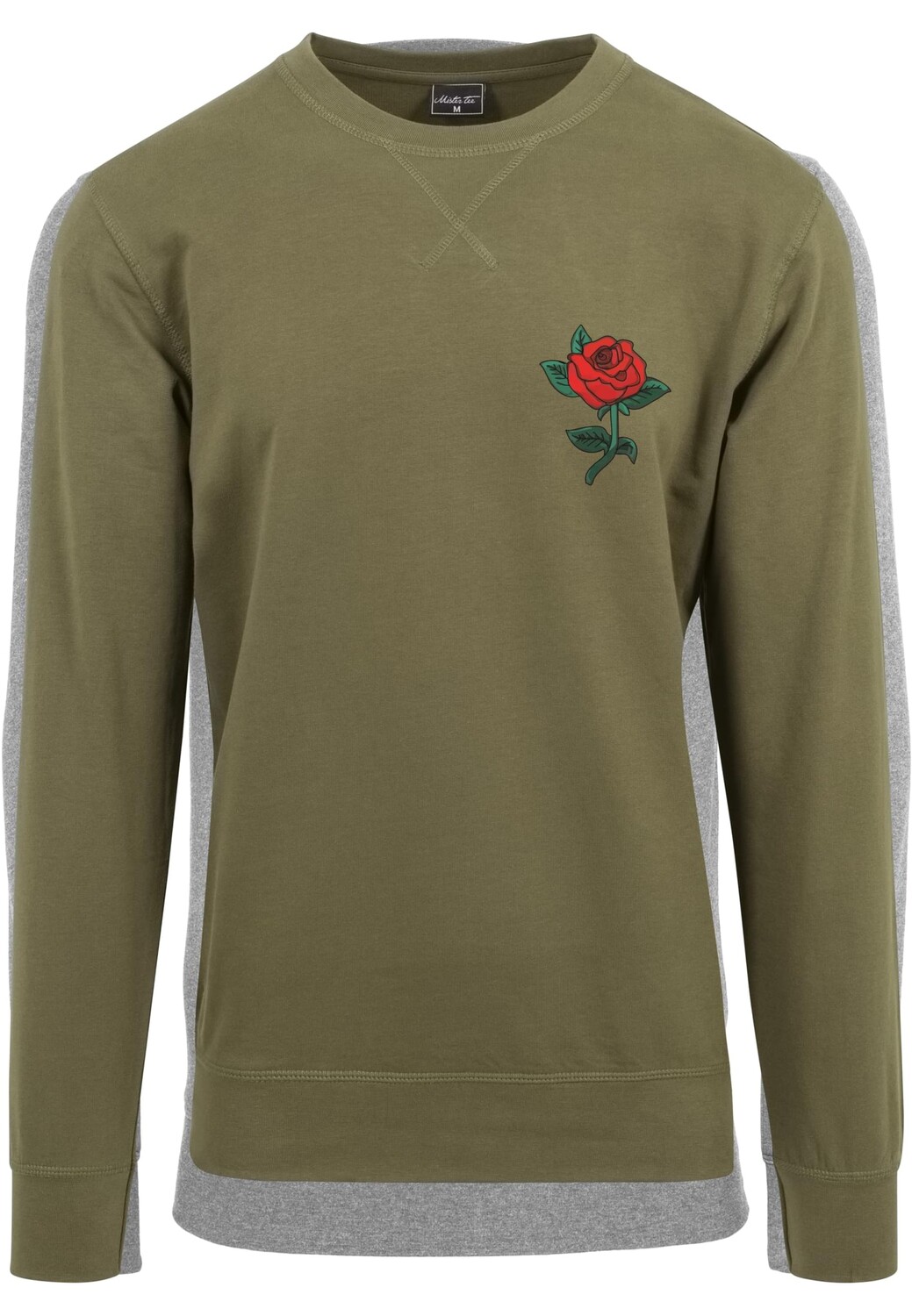 

Толстовка Mister Tee Crewneck Sweater, оливковый