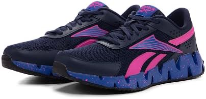 Детские кроссовки Reebok Zig Dynamica 2.0 для девочек (старший возраст), синий/розовый/голубой — фото 3