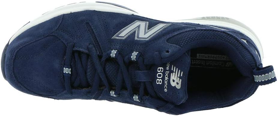 Кроссовки New Balance 608 V5 Casual Comfort для мужчин, Pigment/Gunmetal/Silver Metallic — фото 3