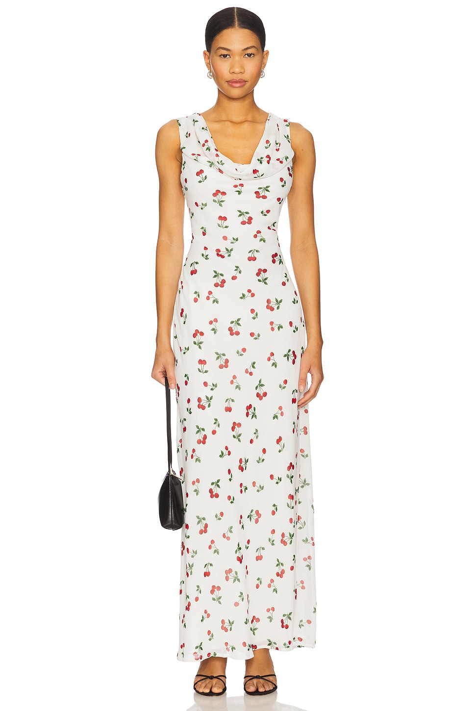 

Длинное платье Gwen More To Come, white cherry
