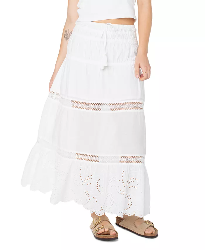 

Юбка макси-юниорская Castaway Cotton Push-On Roxy, белый