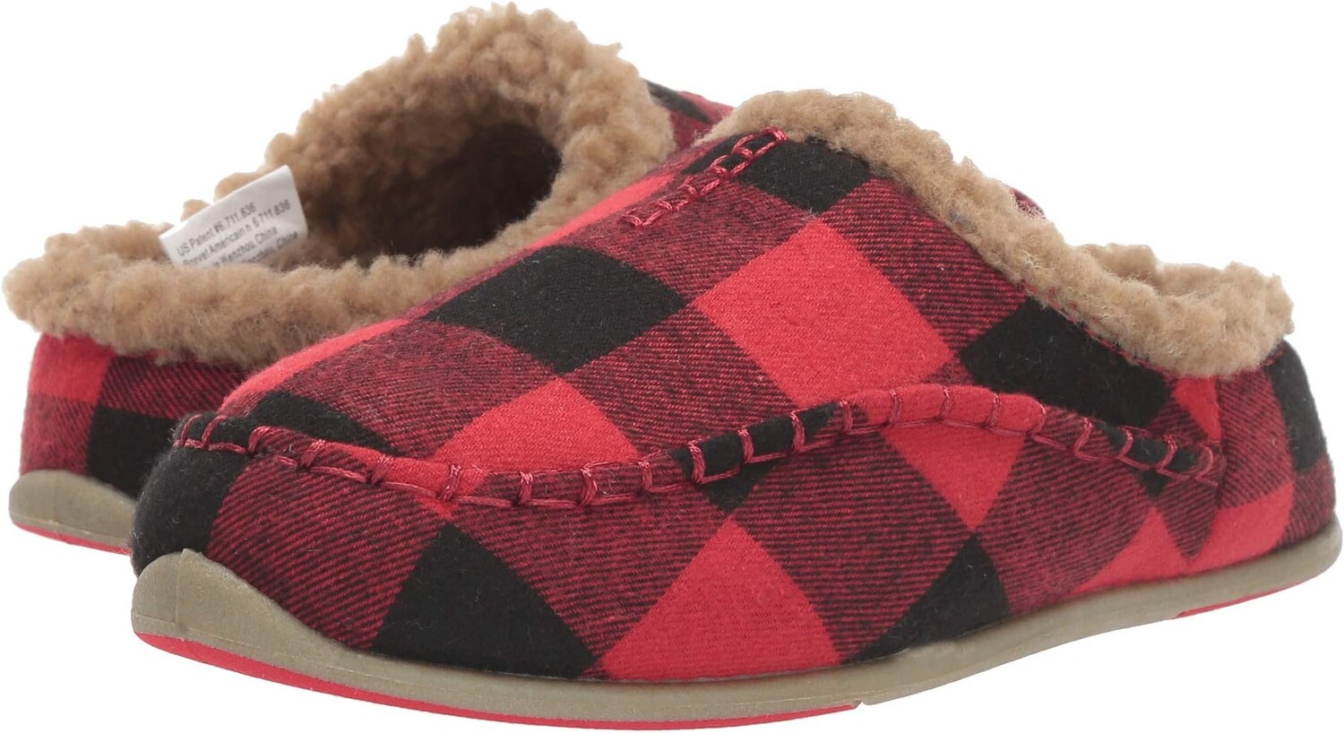 

Тапочки Deer Stags Kids Lil Nordic, цвет Red/Black