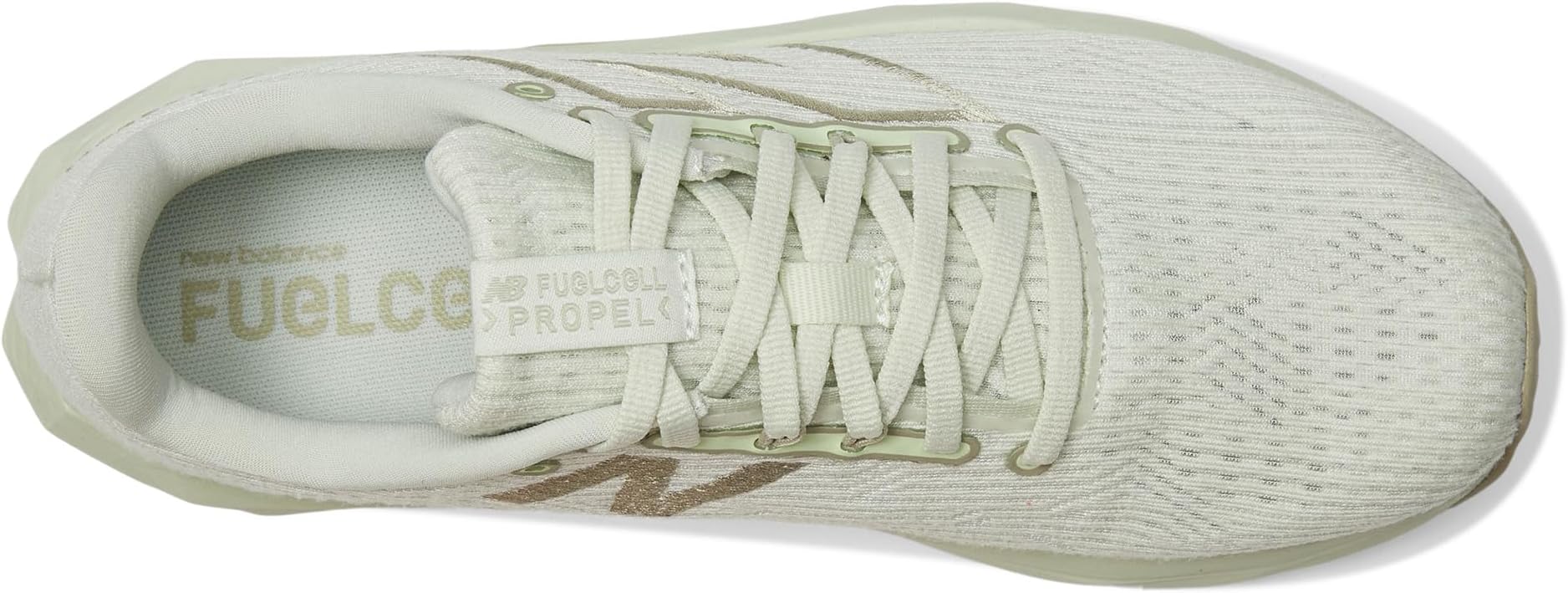 Кроссовки New Balance FuelCell Propel v5, цвет Natural Mint/Olivine — фото 2