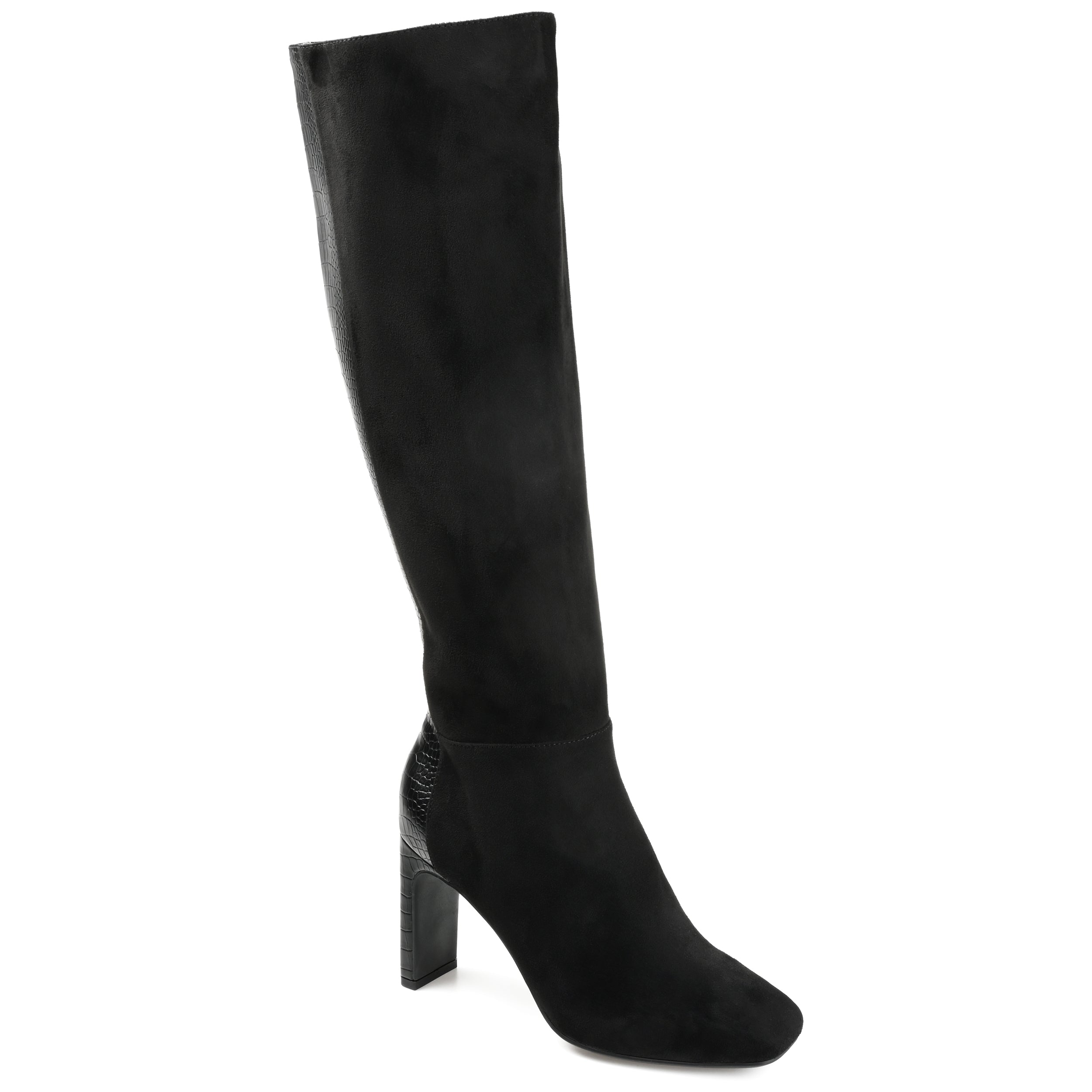 Женские сапоги Tru Comfort Foam Extra Wide Calf Elisabeth из коллекции Journee, черный