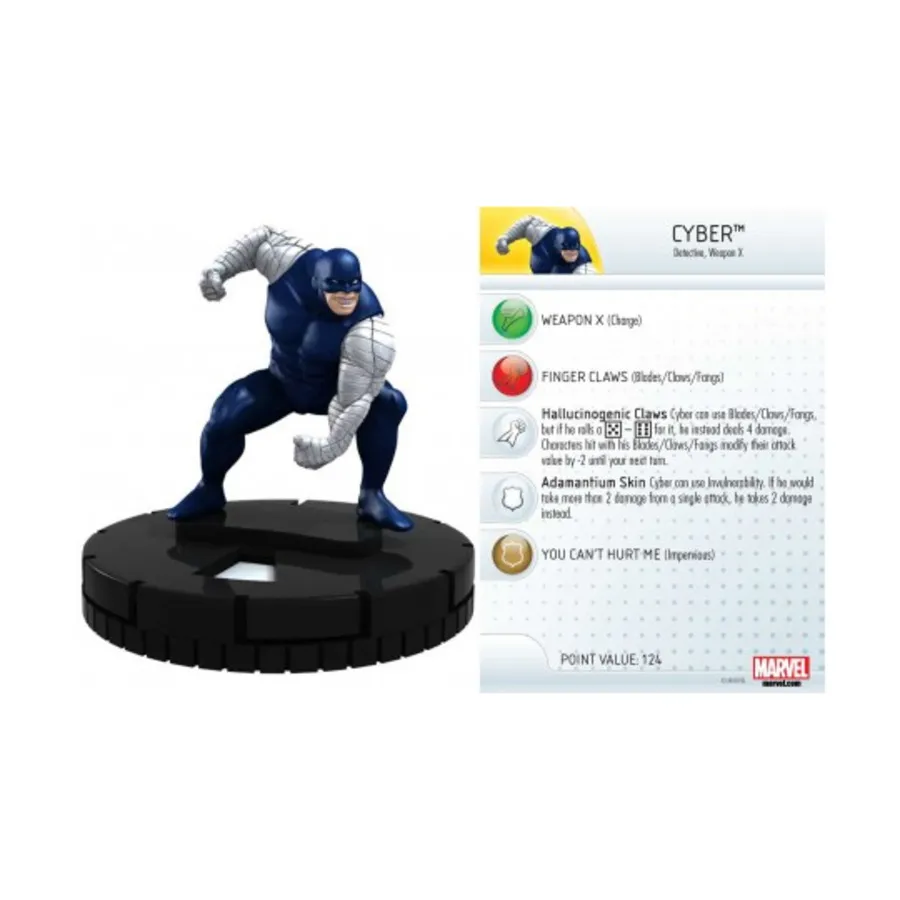 

Кибер (С), Marvel HeroClix - Wolverine and the X-Men - Singles