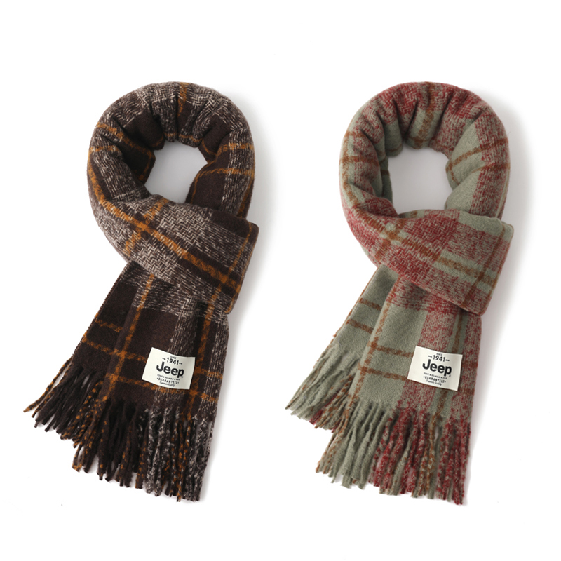 

Вязаный шарф Unisex Jeep, 2 pack (темно-коричневый+зеленый)