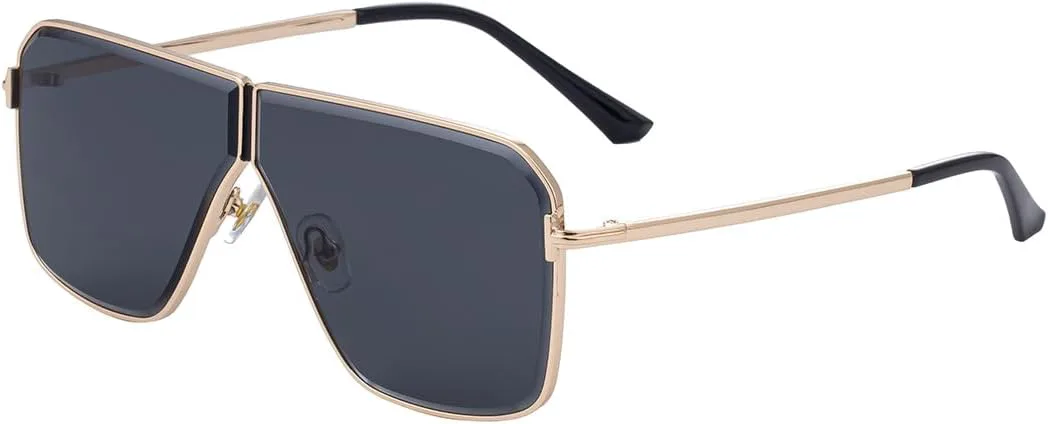 

Классические металлические солнцезащитные очки для мужчин, классический ретро-дизайн, защита от УФ-излучения, прочные высококачественные очки GJKTFNJIF, 4