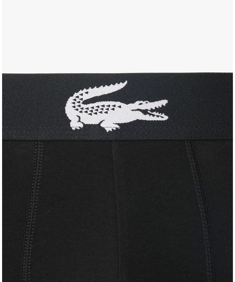 Боксеры Lacoste Мужские, стандартный крой, комплект 3 шт — фото 3