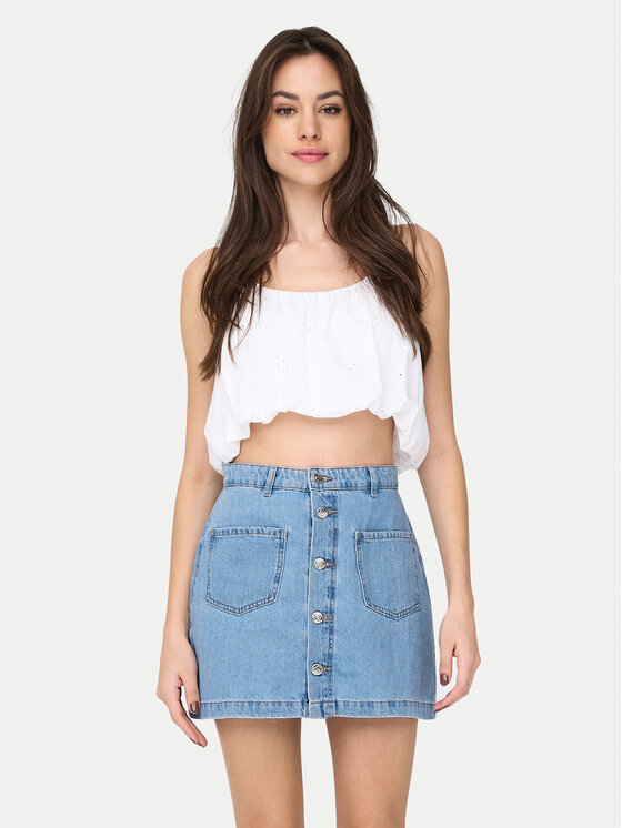

Укороченный топ Lou 15342566 Only, белый