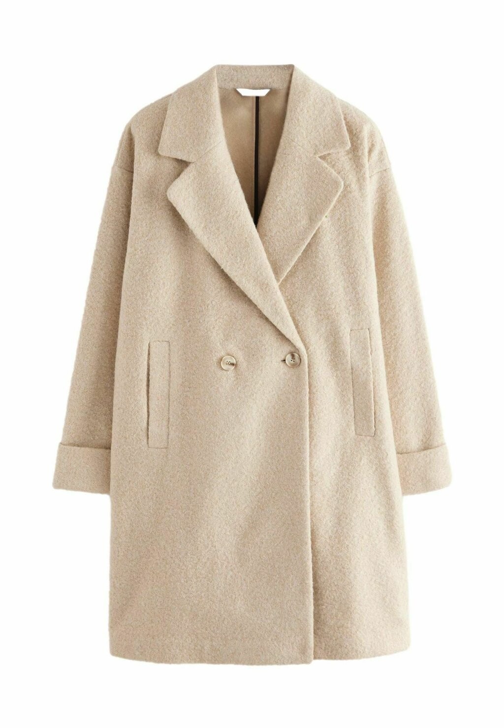 

Классическое пальто REVERE COLLAR COATIGAN PETITE Next, бежевый