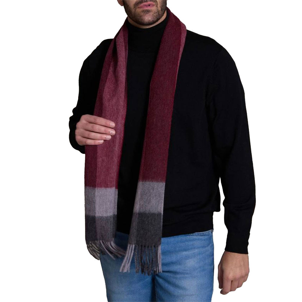 

Шарф Alashan Denali Check из мериносовой шерсти (для взрослых), Red Combo