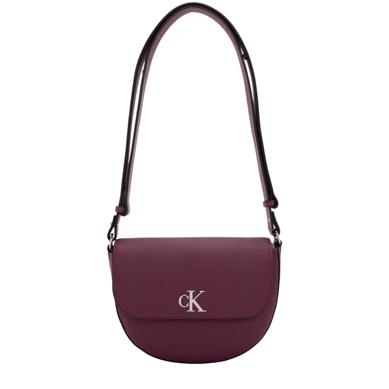 

Синтетическая наплечная сумка среднего размера для женщин CALVIN KLEIN Onion Purple