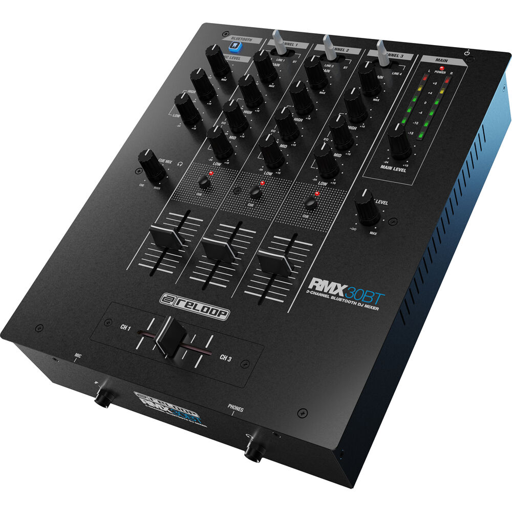 

DJ-микшер Reloop RMX-30 BT 3-Channel Bluetooth DJ Mixer AMS-RMX-30-BT