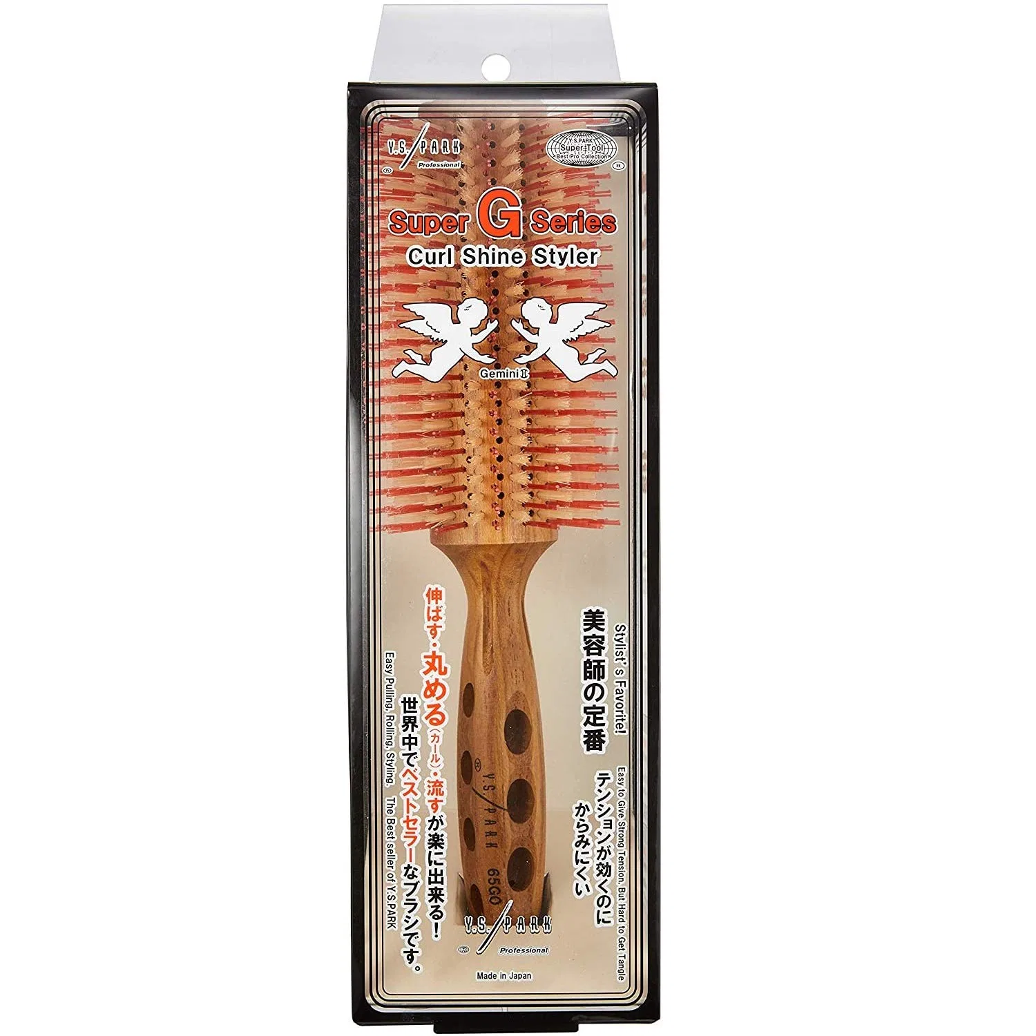 Круглая щетка для укладки Y.S Park G-Series Curl Shine Styler, размер 65Go Y.S.Park — фото 2