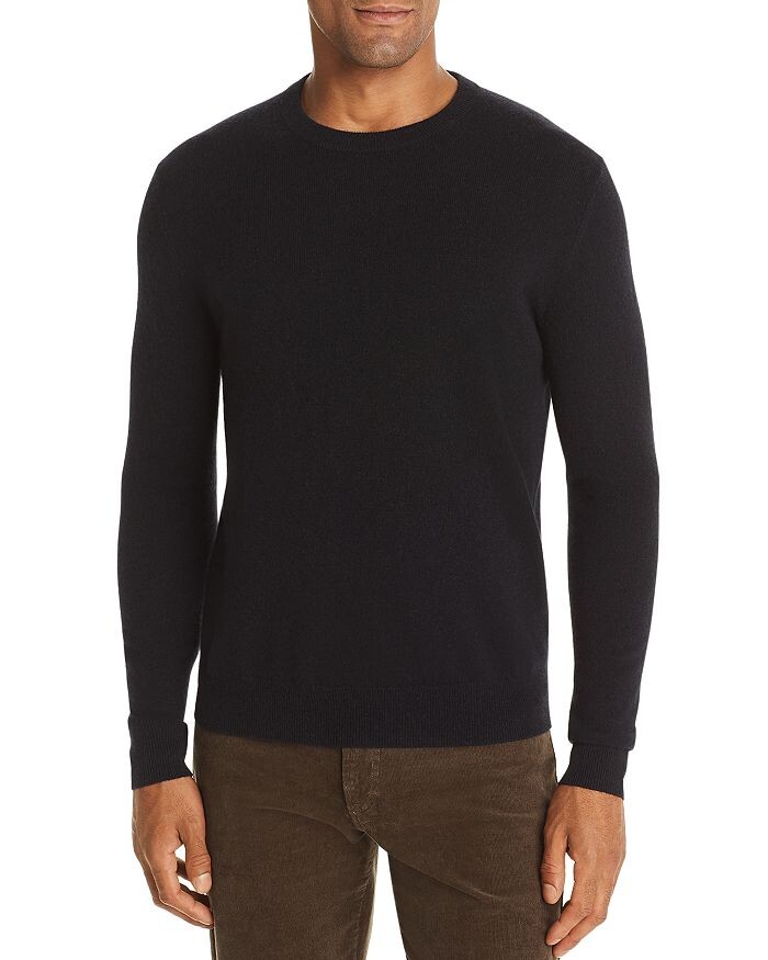 

Кашемировый свитер с круглым вырезом — 100% эксклюзив The Men's Store at Bloomingdale's, Черный, Кашемировый свитер с круглым вырезом — 100% эксклюзив The Men's Store at Bloomingdale's