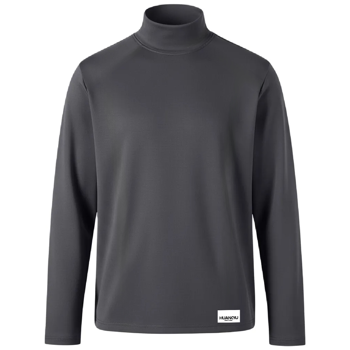 

Футболка Unisex Half Turtleneck утепленная, флисовая, Heavyweight HUANQIU, темно-серый