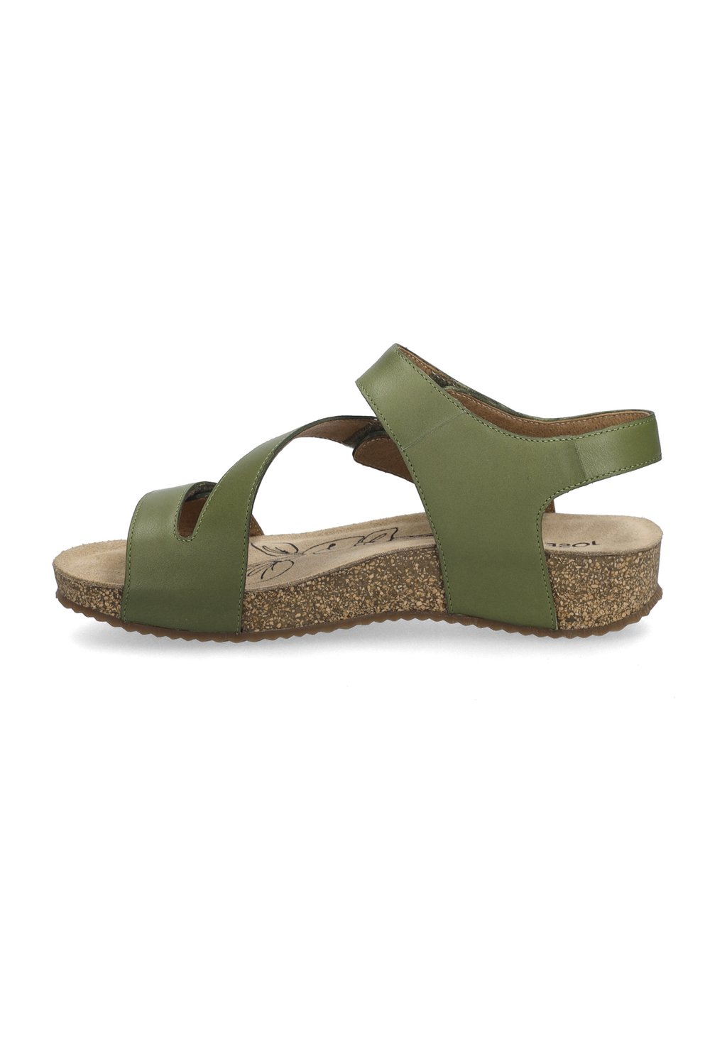 Босоножки на танкетке Platform sandals Josef Seibel, хаки