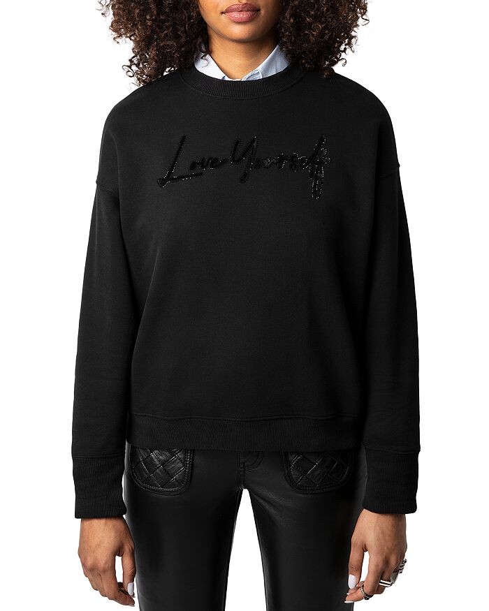 

Толстовка Zadig & Voltaire Love Yourself, черный