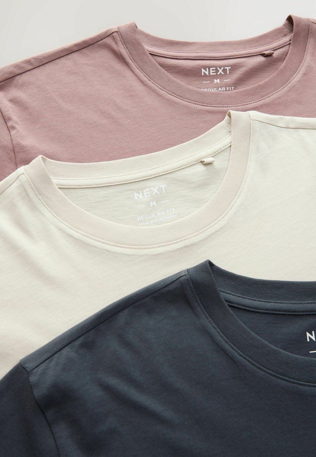 Базовая футболка 4 PACK REGULAR FIT Next, серый — фото 2