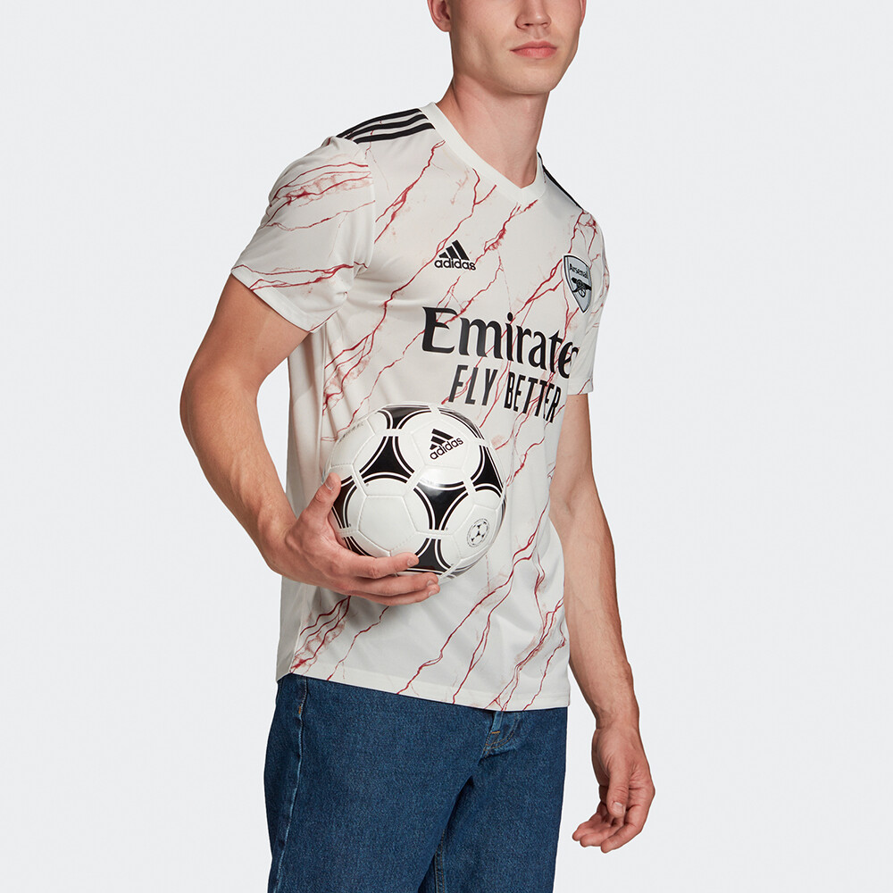 Футболка Арсенал мужская белая Adidas, белый — фото 3